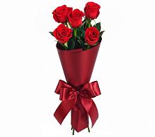 Букет 5 Красных роз Эдлесс Лав в Объячево