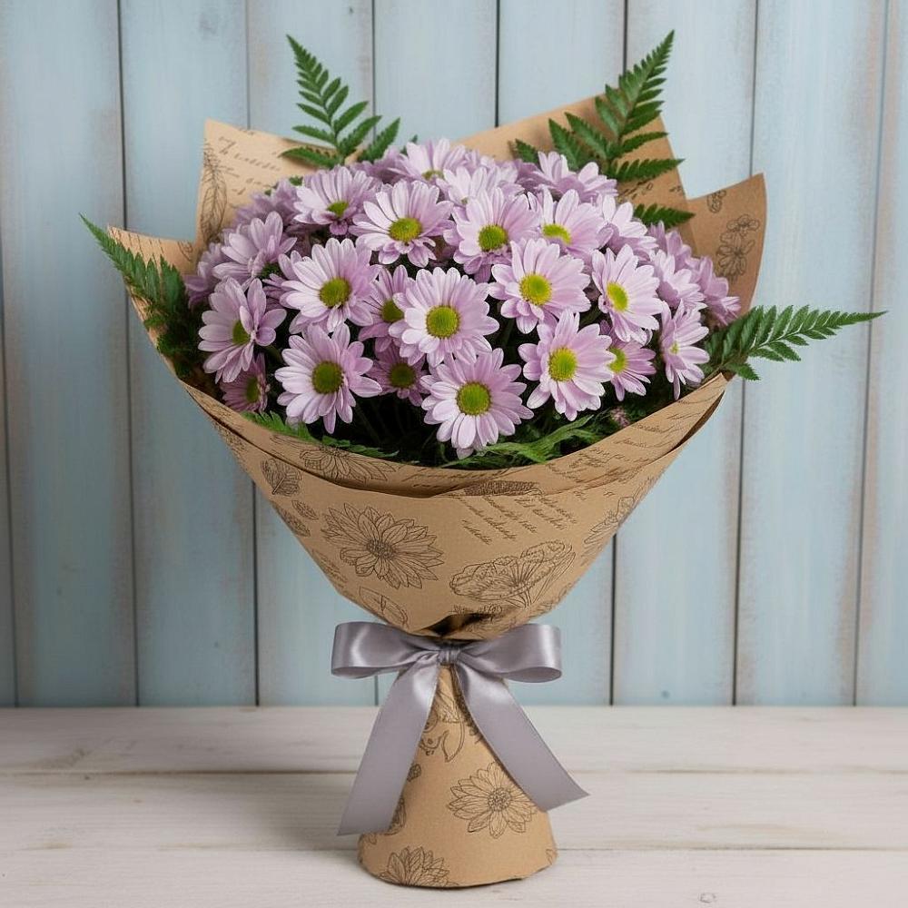 Букет цветов из: Хризантемы в Объячево