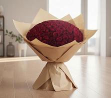 Букет 101 Красная роза в Объячево