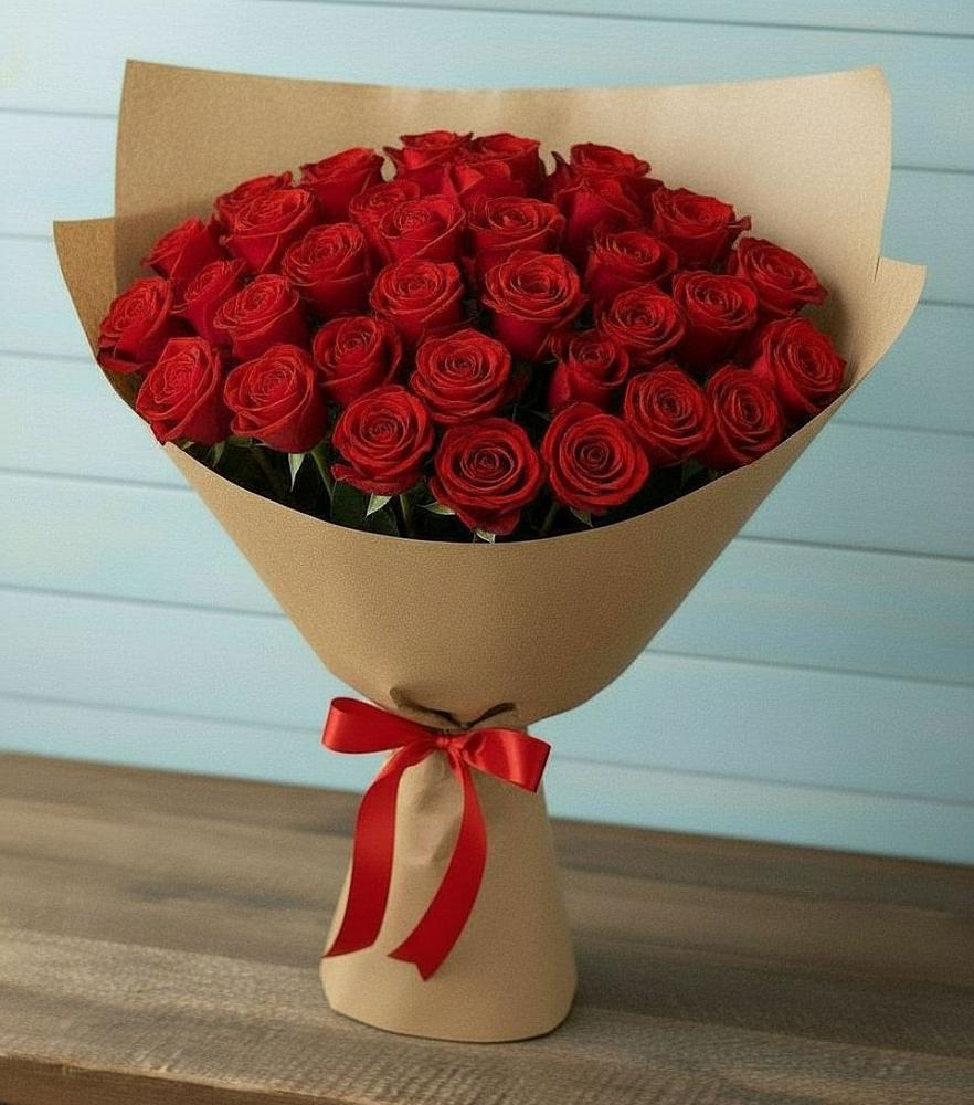 Букет Красные розы Милано в Объячево