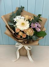 Букет цветов из:  Герберы и Хризантемы в Объячево