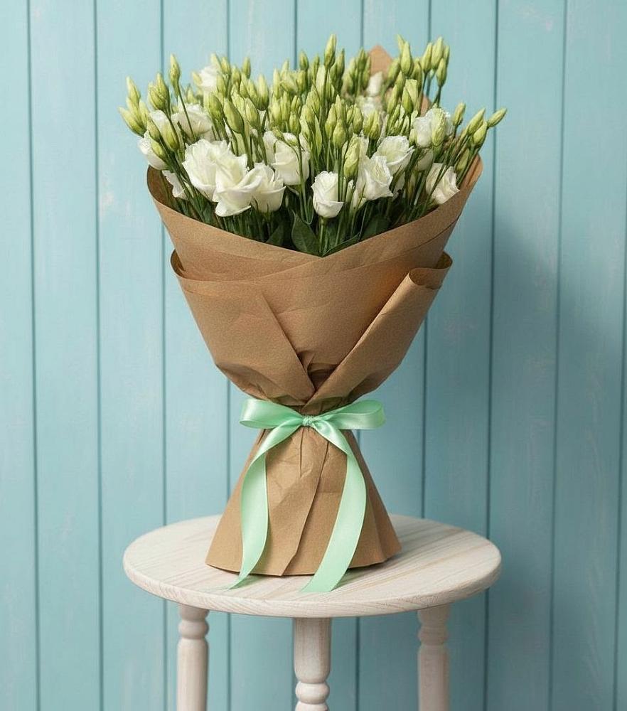 Букет цветов из: Лизиантусы в Объячево