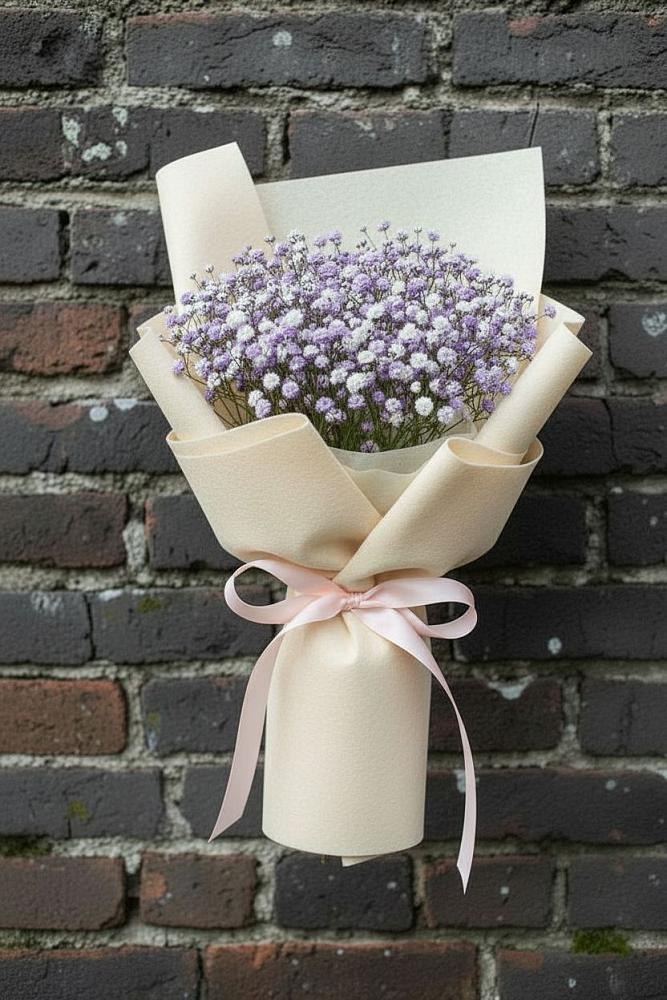 Букет цветов из: Гипсофила в Объячево