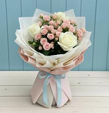 Букет цветов из:  Розы в Объячево