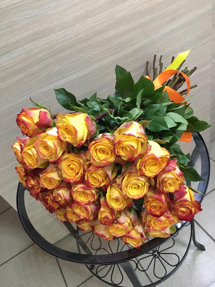 Букет Желтые розы в Объячево