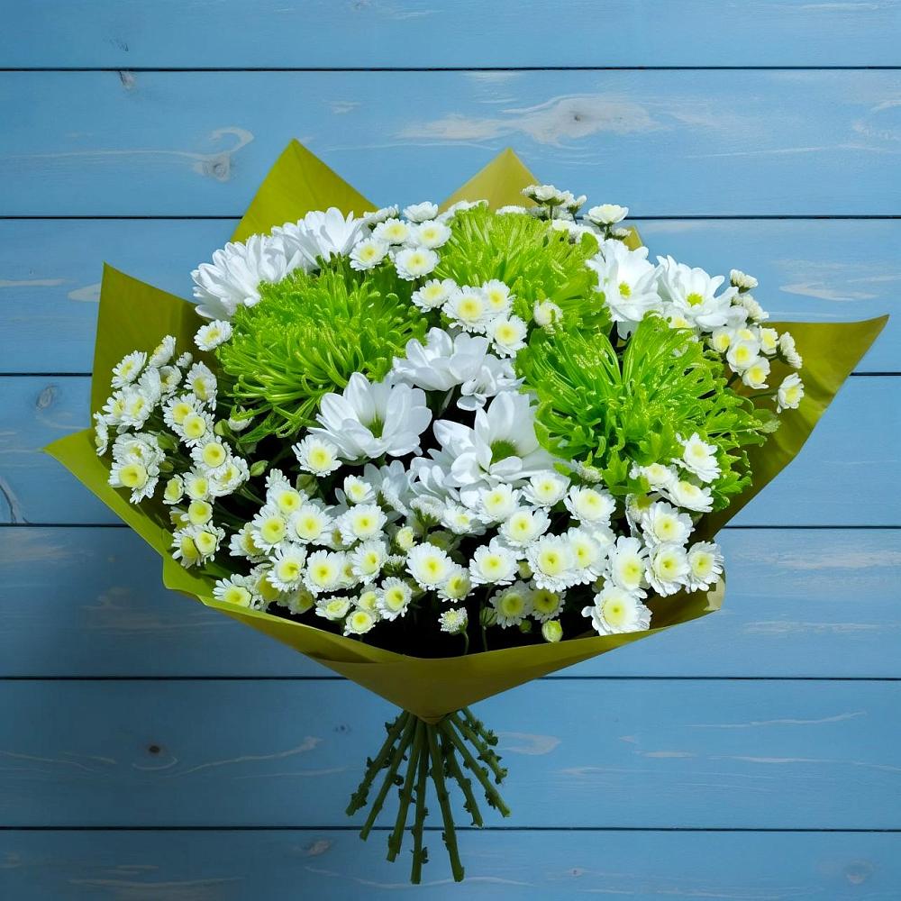 Букет цветов из: Хризантемы в Объячево