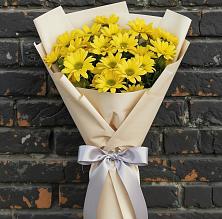 Букет цветов из:  Хризантемы в Объячево
