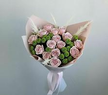 Букет цветов из:  Розы и Хризантемы в Объячево
