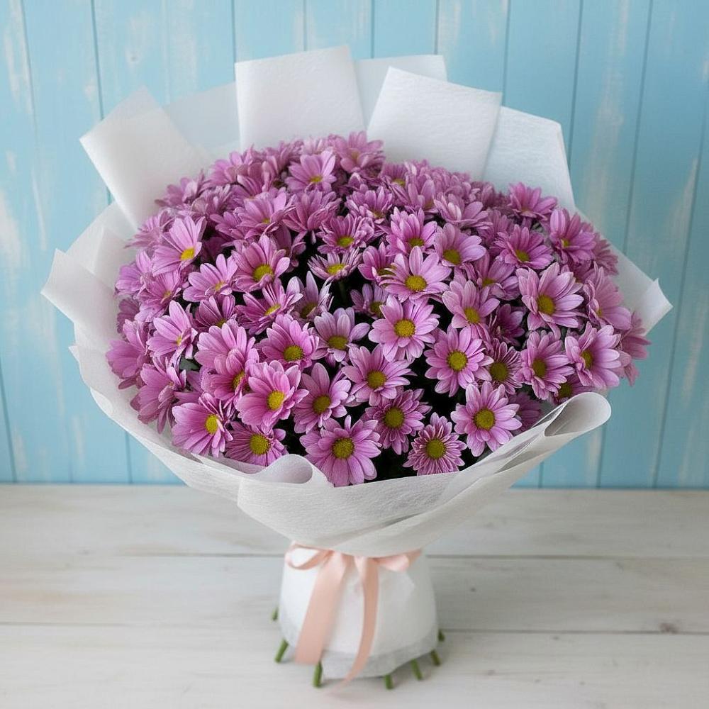 Букет цветов из: Хризантемы в Объячево