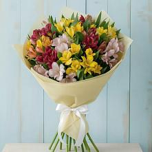 Букет цветов из:  Альстромерии в Объячево